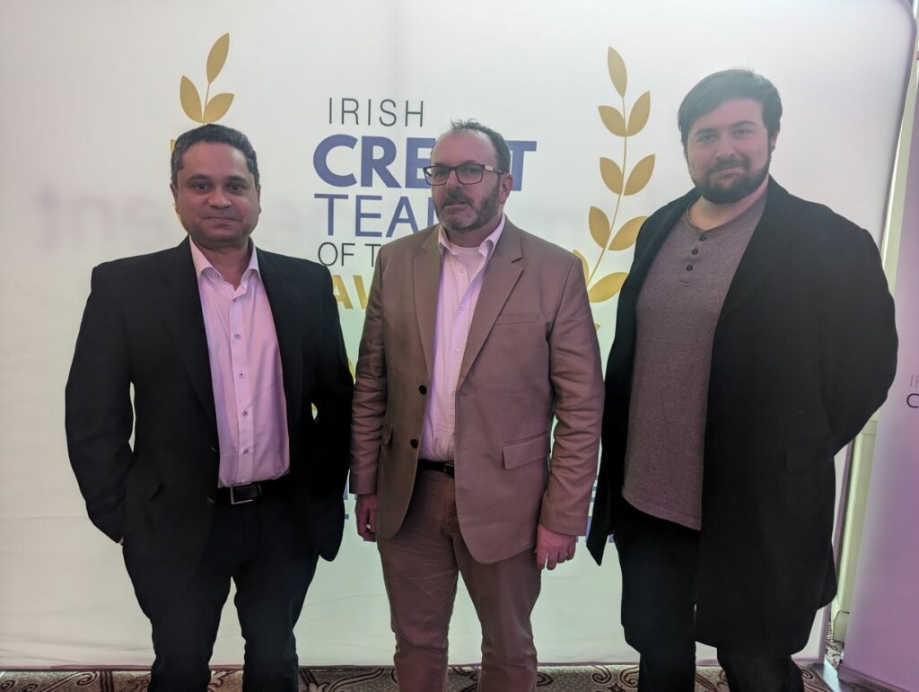 Haroon Panezai, Dave Ewing and Stephen Tlaker from Cashbook.