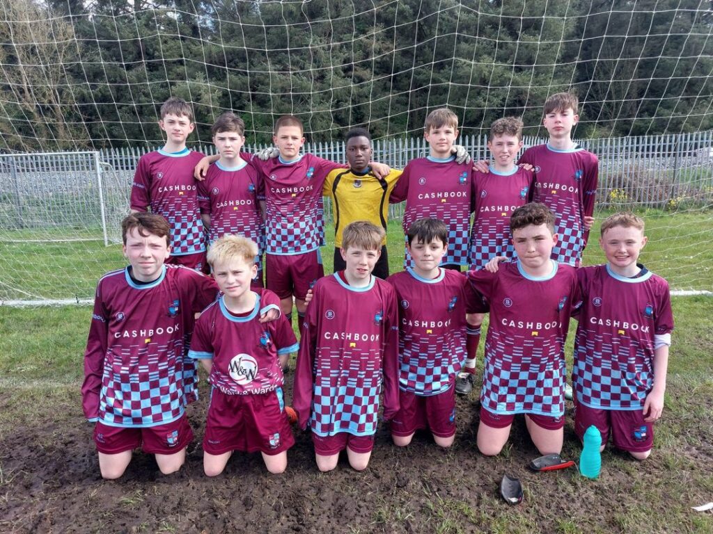 Cashbook sponsored local U14 Lisnagry Football Club Boys Team