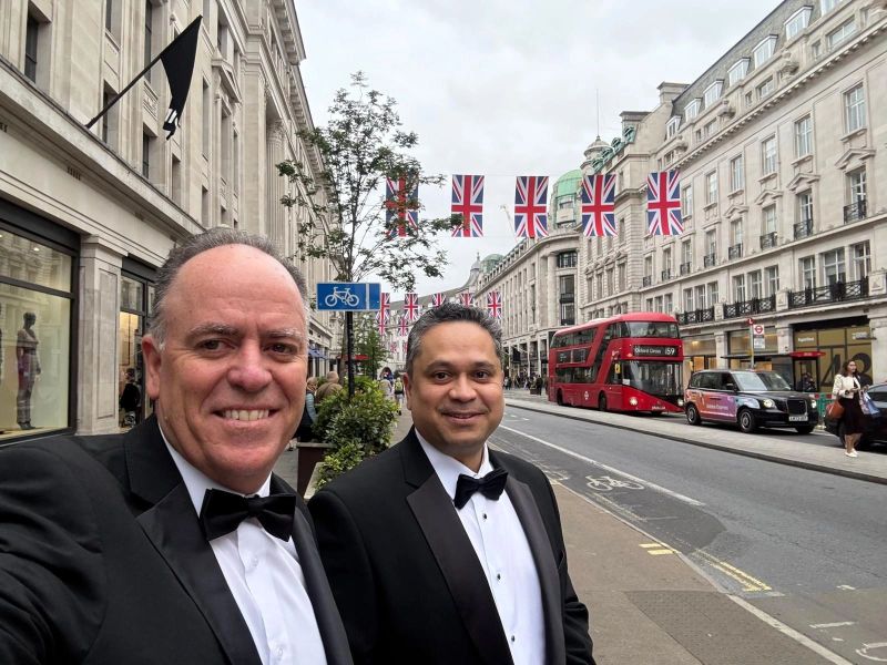 Greg and Haroon at Digital Revolution Awards in London 2025