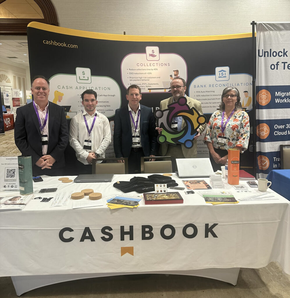 Platinum September for Cashbook:  Greg Coulter, Brian Murphy, David Rushe, Dave Ewing and Denise Mills at inPOWER.