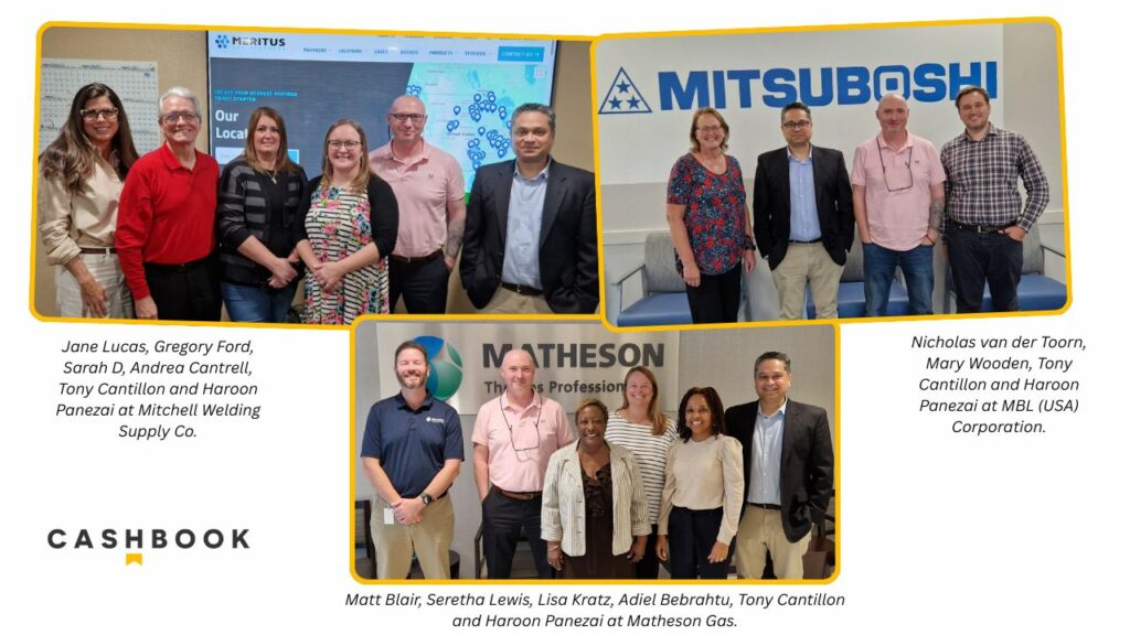 Platinum September for Cashbook: Customer Visits on the TIMS Conference Trip